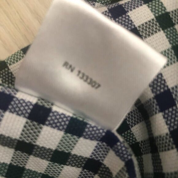 Esquire Men's Plaid Non Iron Casual Button Down Shirt Long Sleeve Slim Fit 15.5 - Picture 9 of 12